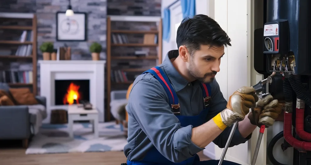 Call for a help from technician if you smell something strange in your house