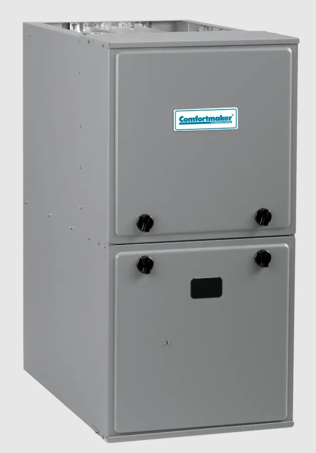 Variable-speed blower gas furnace with dual-panel access and precise airflow control