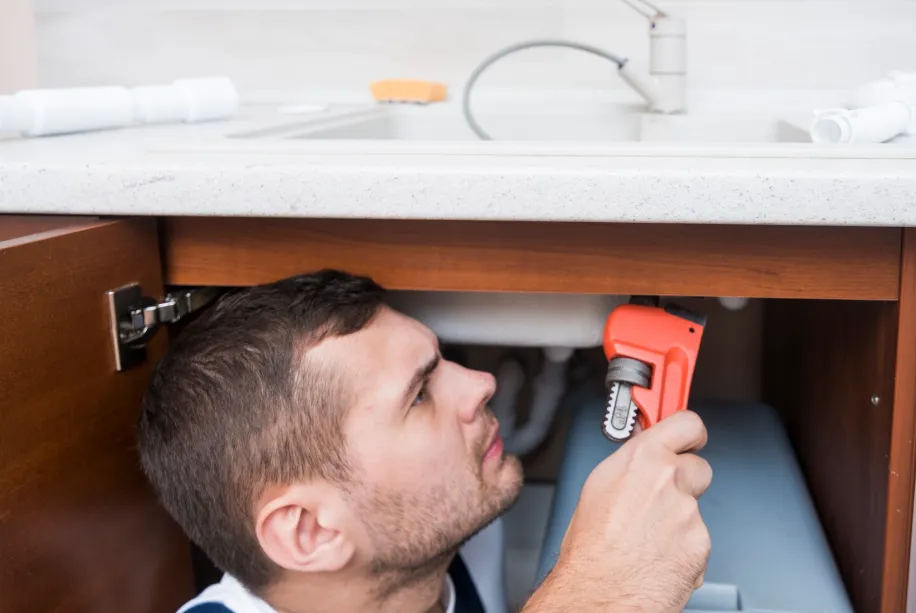 Hire a plumber if you smell sewer gas smell in your house