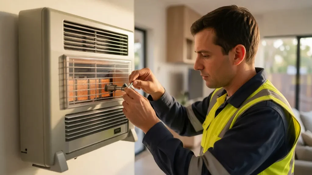 A licensed gas fitter must handle all things related to gas according to Victorial regulations