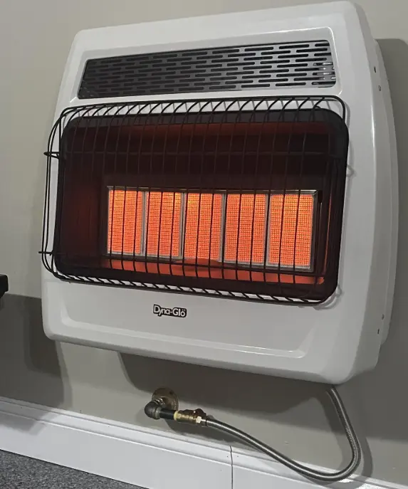 You need to ensure you have mains gas line before installing a gas wall heater